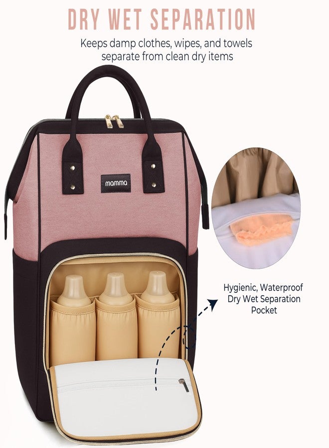 MAMMA Diaper Bag for Mothers for Travel, Baby Bag for Mother Travel, Hospital Bag for Delivery Women, Baby Diaper Bag for Mom, 12 Pockets Diaper Bags for Mothers with 9 Months Warranty - Image 5